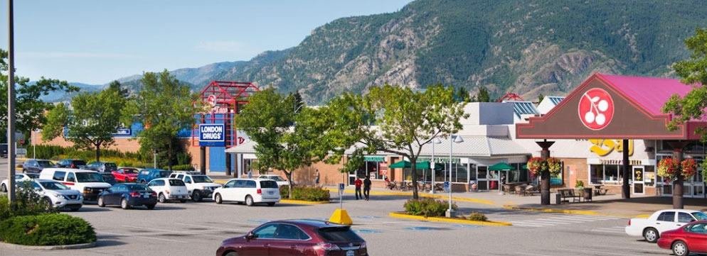 fire suppression system at Cherry Lane Shopping Centre, Penticton, B.C.