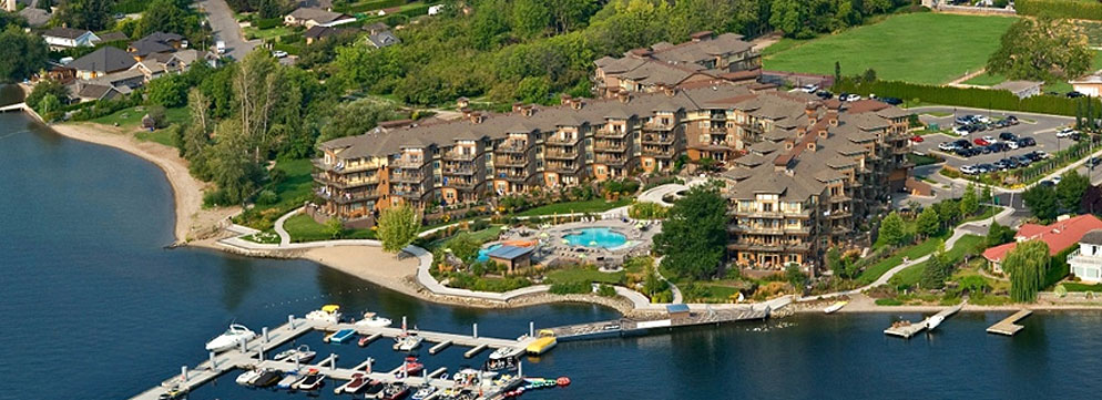fire sprinkler systems and standpipe systems at The Cove Lakeside Resort in West Kelowna, BC