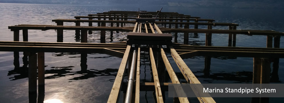 service marina standpipe system
